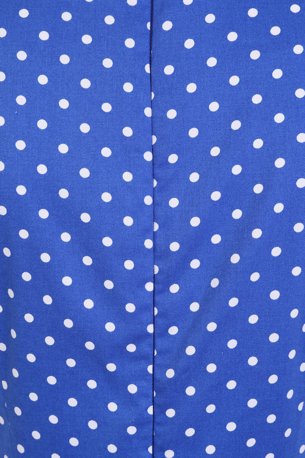 Amelia Polka Wiggle Dress in Blue